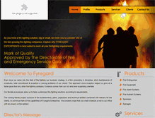 Tablet Screenshot of fyregardgoa.com